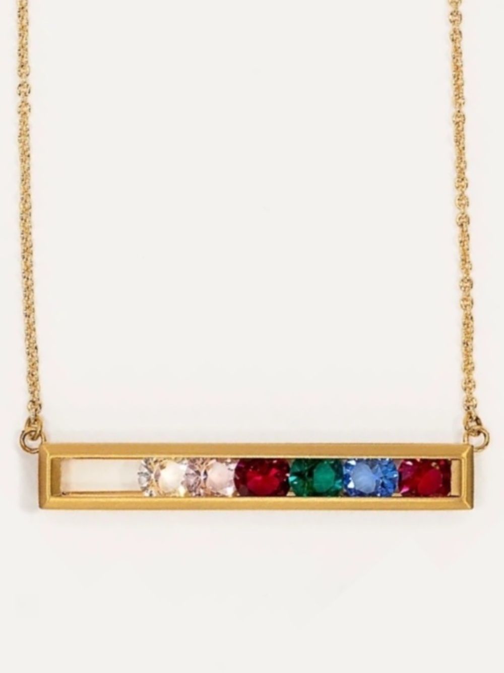 Origami Owl Gold Birthstone Bar Locket 16" Chain Necklace LK1070